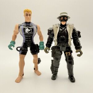 Lanard Toys Chap Mei Action Figures Scuba Diver Desert Soldier Lot Of 2 Toys
